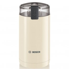 Rasnita de cafea Bosch TSM6A017C, putere 180 W, capacitate 75 g, cutit otel inoxidabil, crem